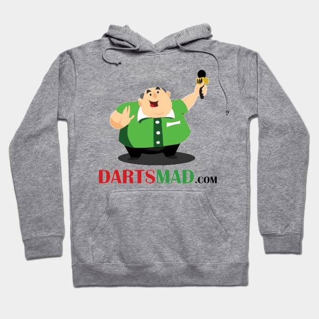 Darts Mad green logo Hoodie by Darts Mad